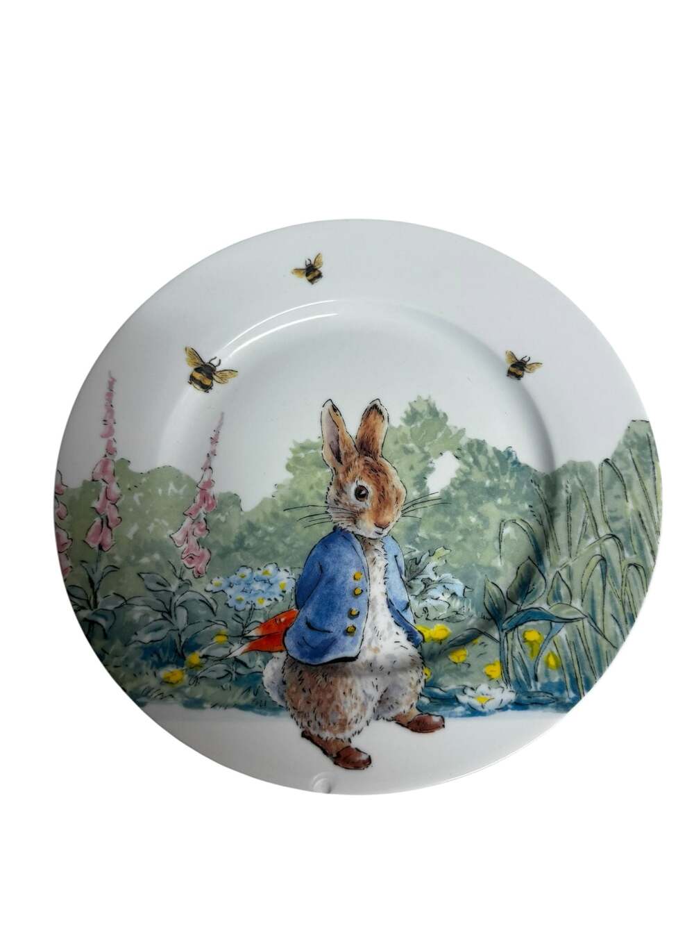 Beatrix Potter Peter Rabbit Porcelain Dinner Plate 10.5 Inch Zrike Brands